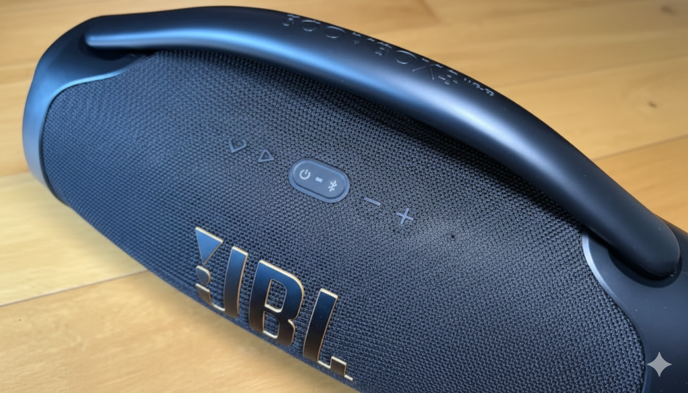 JBL Boombox 3 β Waterproof Portable Bluetooth Speaker with Massive Bass & 24-Hour Playtime