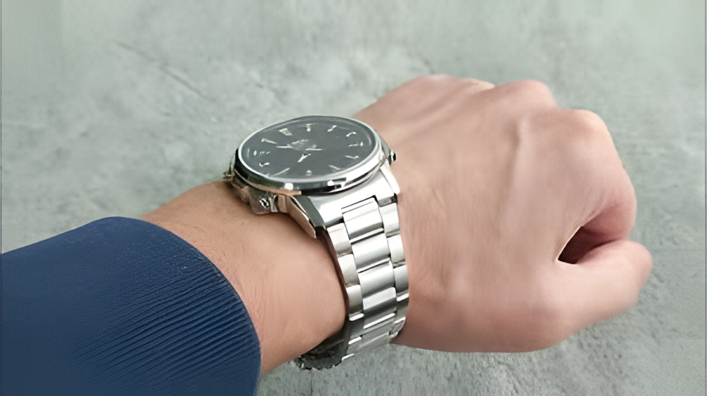 Casio AMW-880D Analog-Digital Watch β Dual Display, Stainless Steel Band, 100M Water Resistant