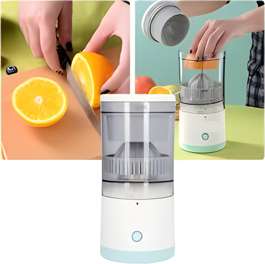 Portable Electric Citrus Juicer – USB Rechargeable Automatic Juicing Machine