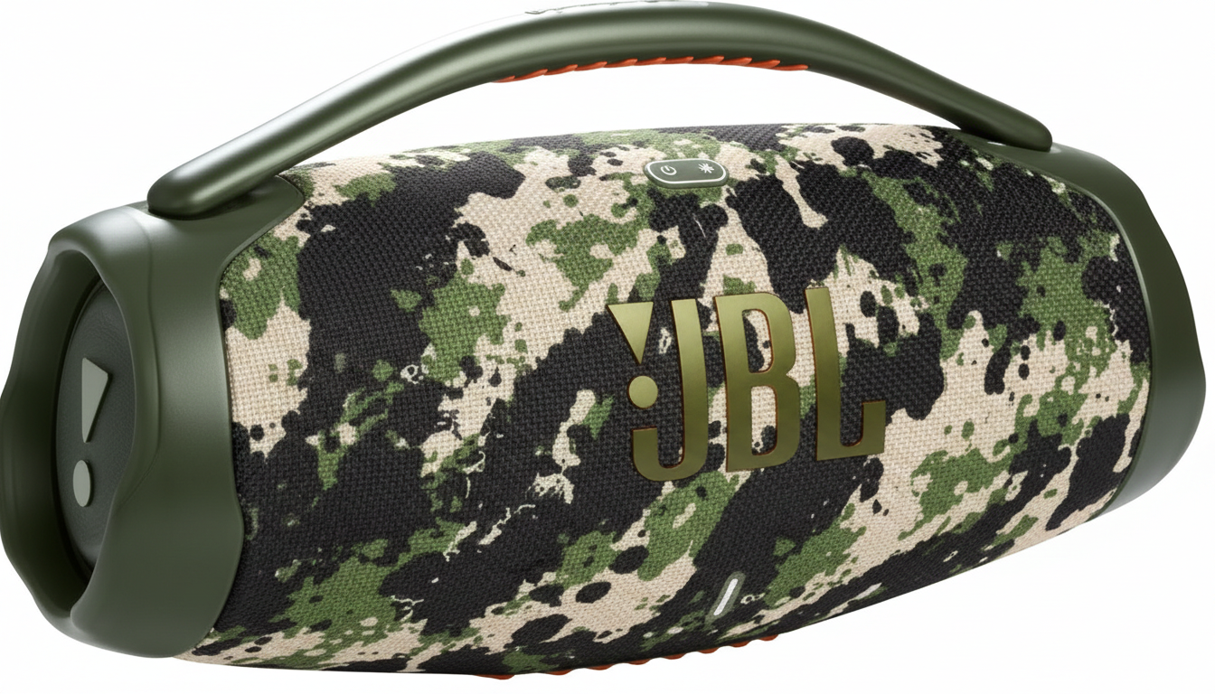 JBL Boombox 3 – Waterproof Portable Bluetooth Speaker with Massive Bass & 24-Hour Playtime