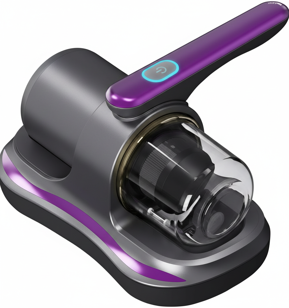 Wireless UV-C Mite Remover & Bed Vacuum – Handheld Mattress & Sofa Cleaner