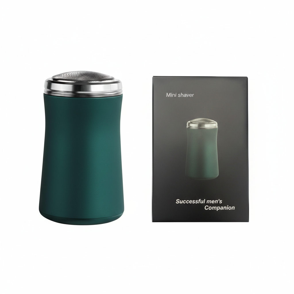 Pocket-Sized Electric Shaver CHM-008 – Rechargeable with 90-Day Battery & Washable Head