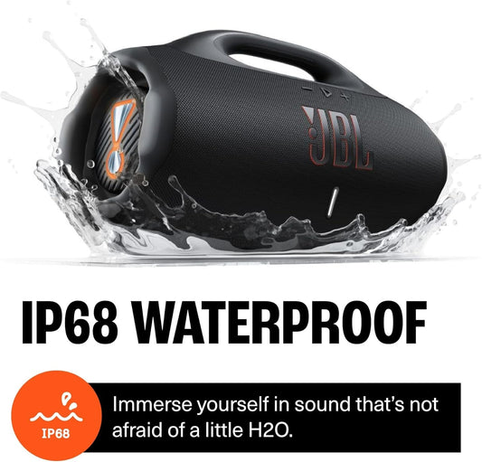 Boombox 4 Portable Bluetooth Speaker – Powerful Bass, Waterproof, 24H Battery