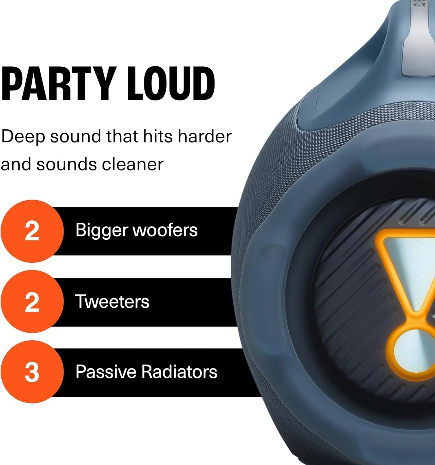 Boombox 4 Portable Bluetooth Speaker – Powerful Bass, Waterproof, 24H Battery