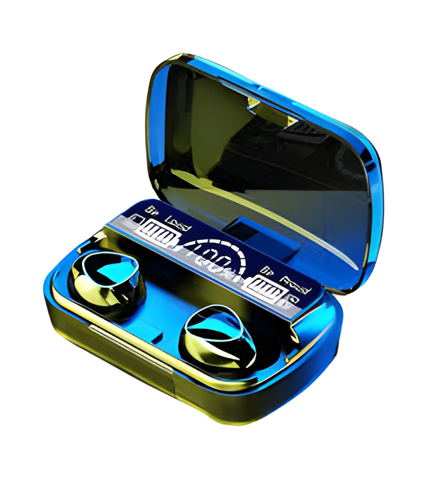 M10 Wireless Earbuds – Deep Bass Bluetooth Earphones with Touch Control & LED Display