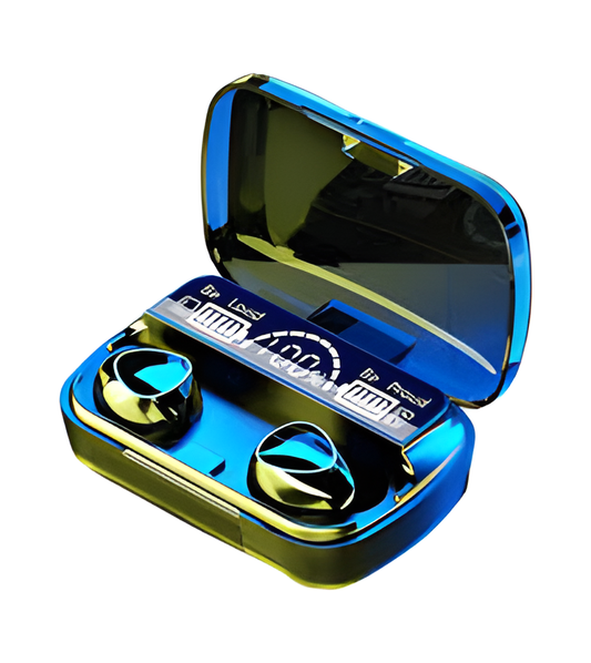 M10 Wireless Earbuds – Deep Bass Bluetooth Earphones with Touch Control & LED Display