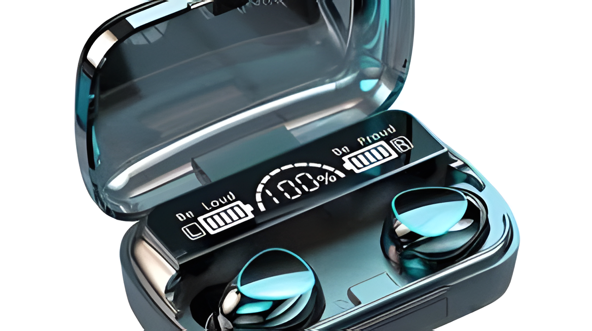 M10 Wireless Earbuds – Deep Bass Bluetooth Earphones with Touch Control & LED Display