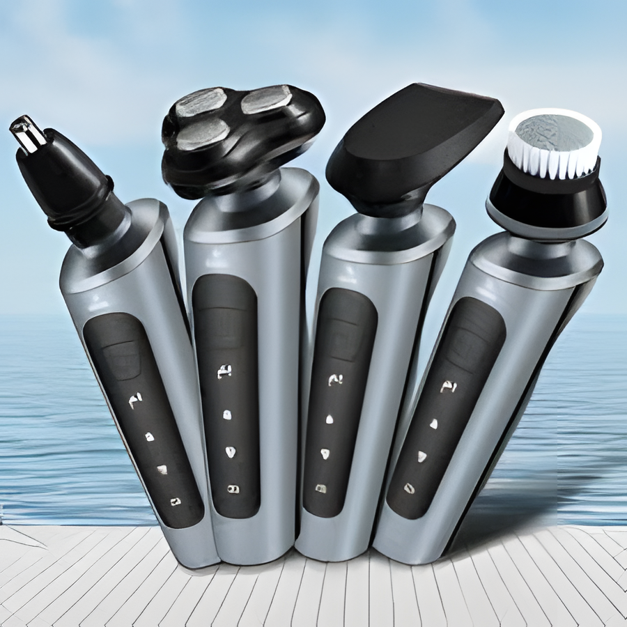 AKOVA 9D Electric Shaver – 3-in-1 Multifunctional Rechargeable & Washable Razor