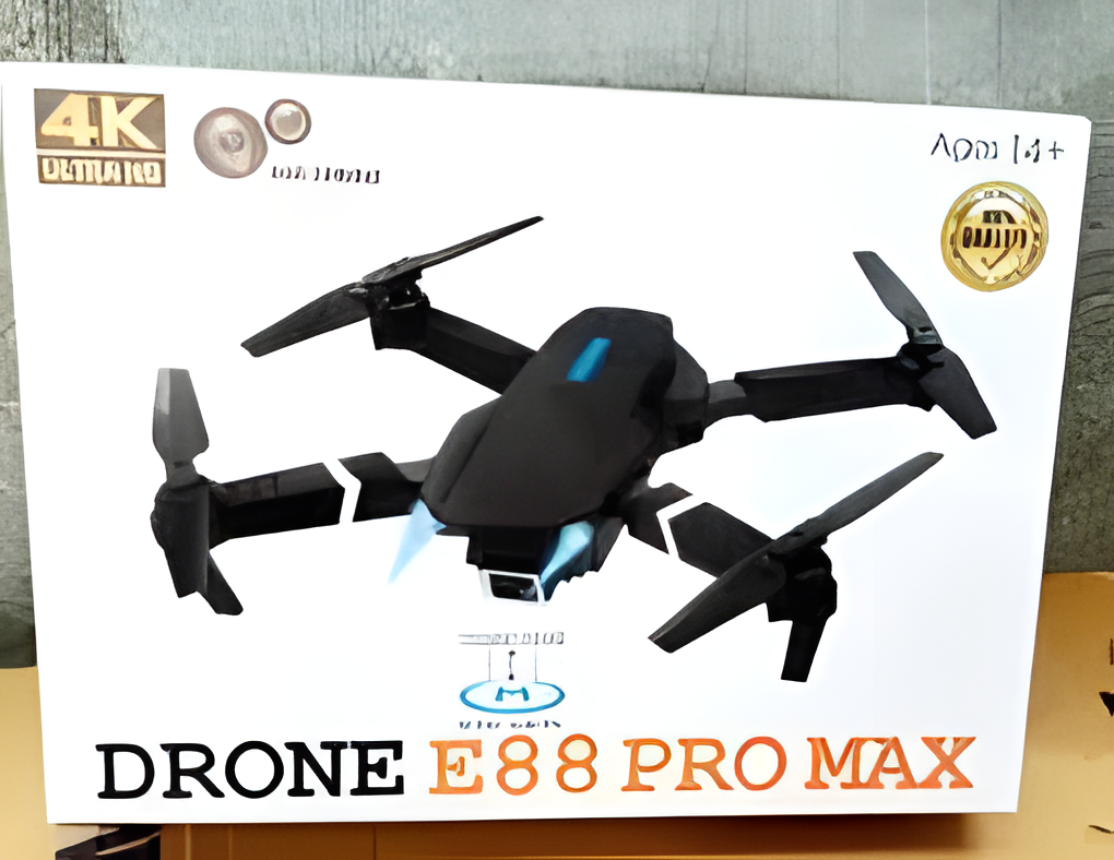 E88 Drone with HD Camera – Foldable WiFi FPV Quadcopter with Altitude Hold