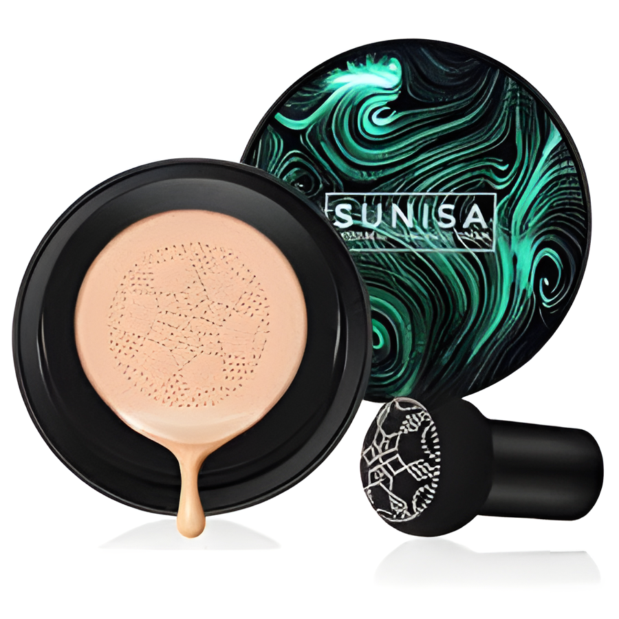 Sunisa 3-in-1 Air Cushion Cream – Foundation, Concealer & Sunscreen SPF Coverage