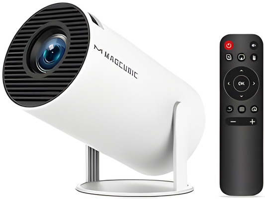 4K Mini Projector – Ultra HD Smart Home Theater Projector with Portable Design