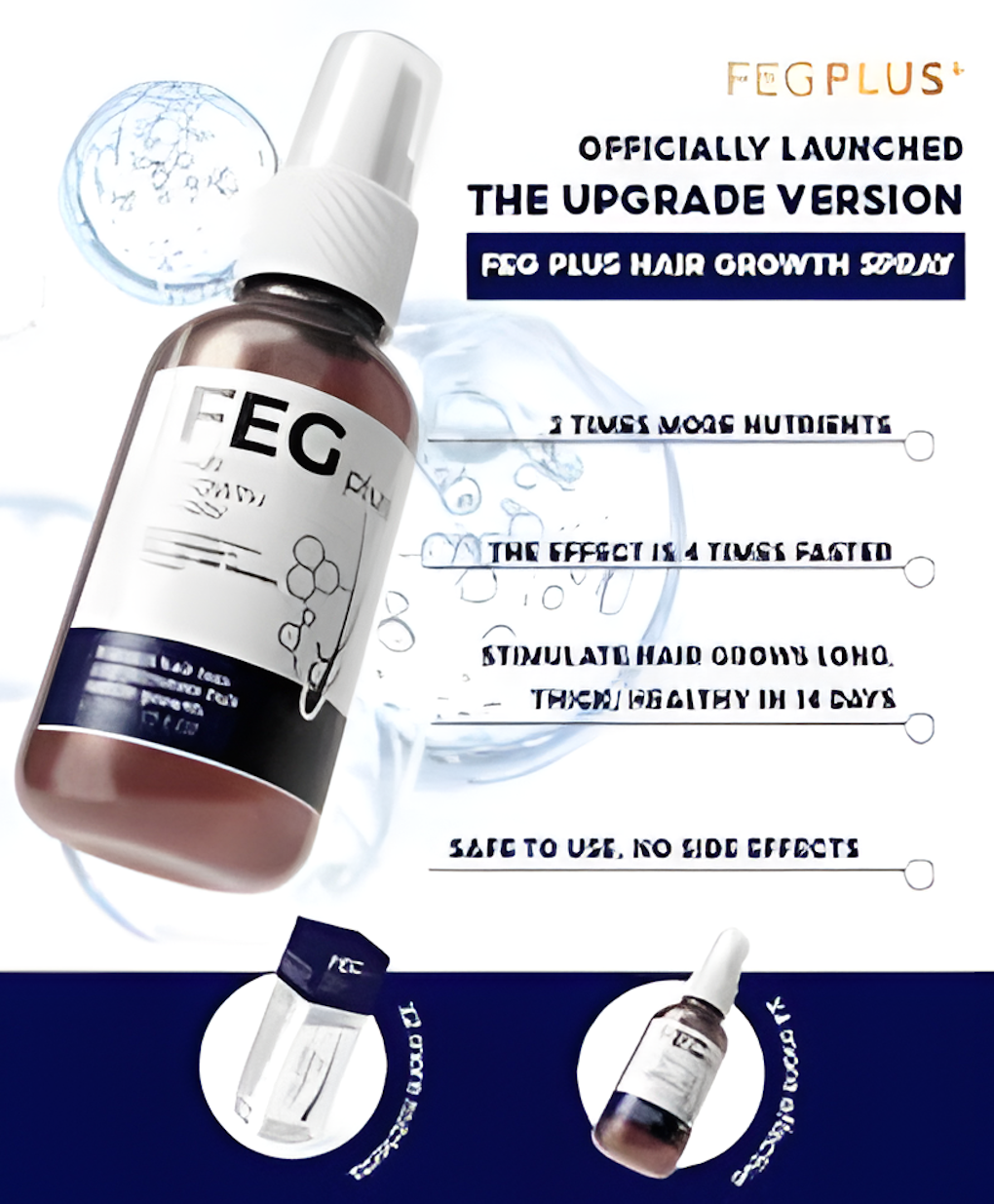 FEG Plus Hair Growth Spray – Fast Regrowth & Anti Hair Fall Treatment