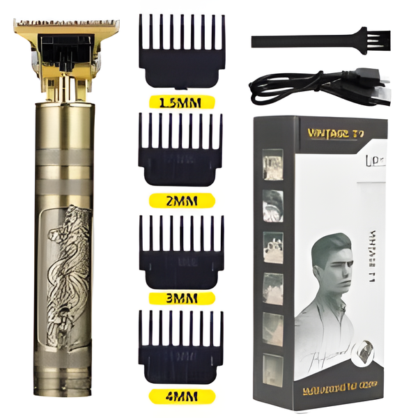 T9 Vintage Professional Trimmer – Cordless Hair & Beard Precision Cutter
