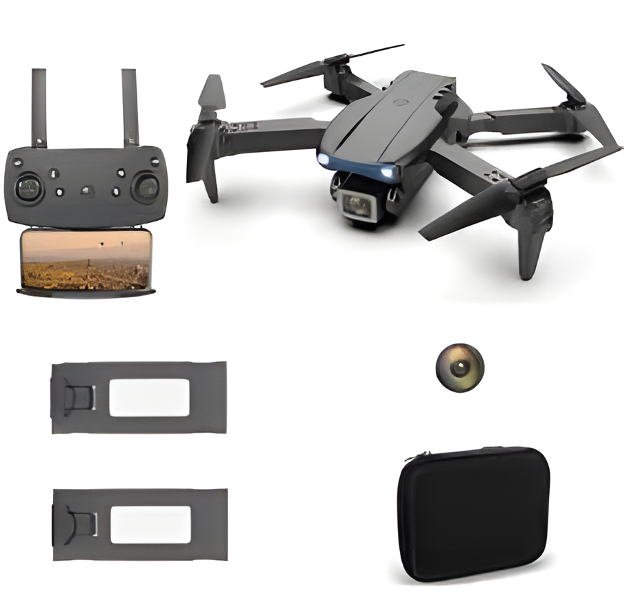 E99 Foldable Drone with Camera – WiFi FPV, Altitude Hold & HD Aerial Photography