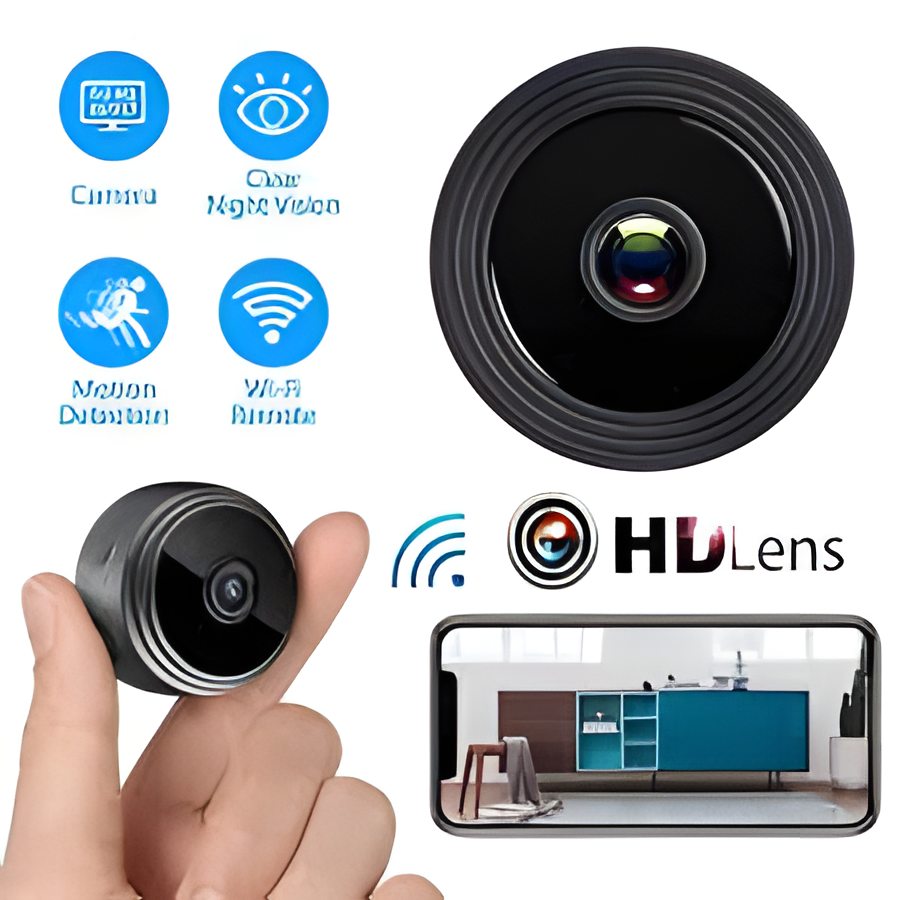 A9 Mini WiFi Camera – HD Smart Home Security Camera with Night Vision & Motion Detection