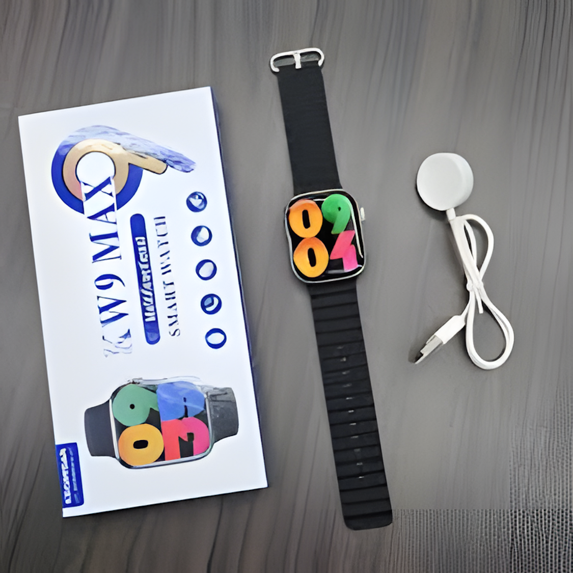 KW9 Max Smart Watch – AMOLED Display, Bluetooth Calling & Advanced Fitness Tracking