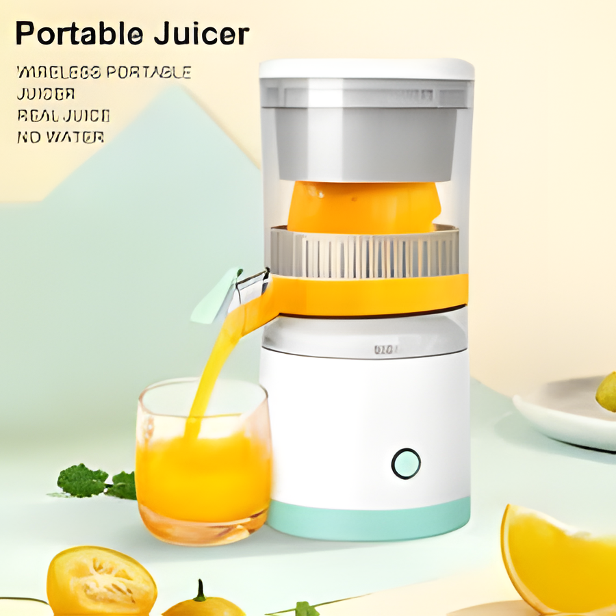Portable Electric Citrus Juicer – USB Rechargeable Automatic Juicing Machine