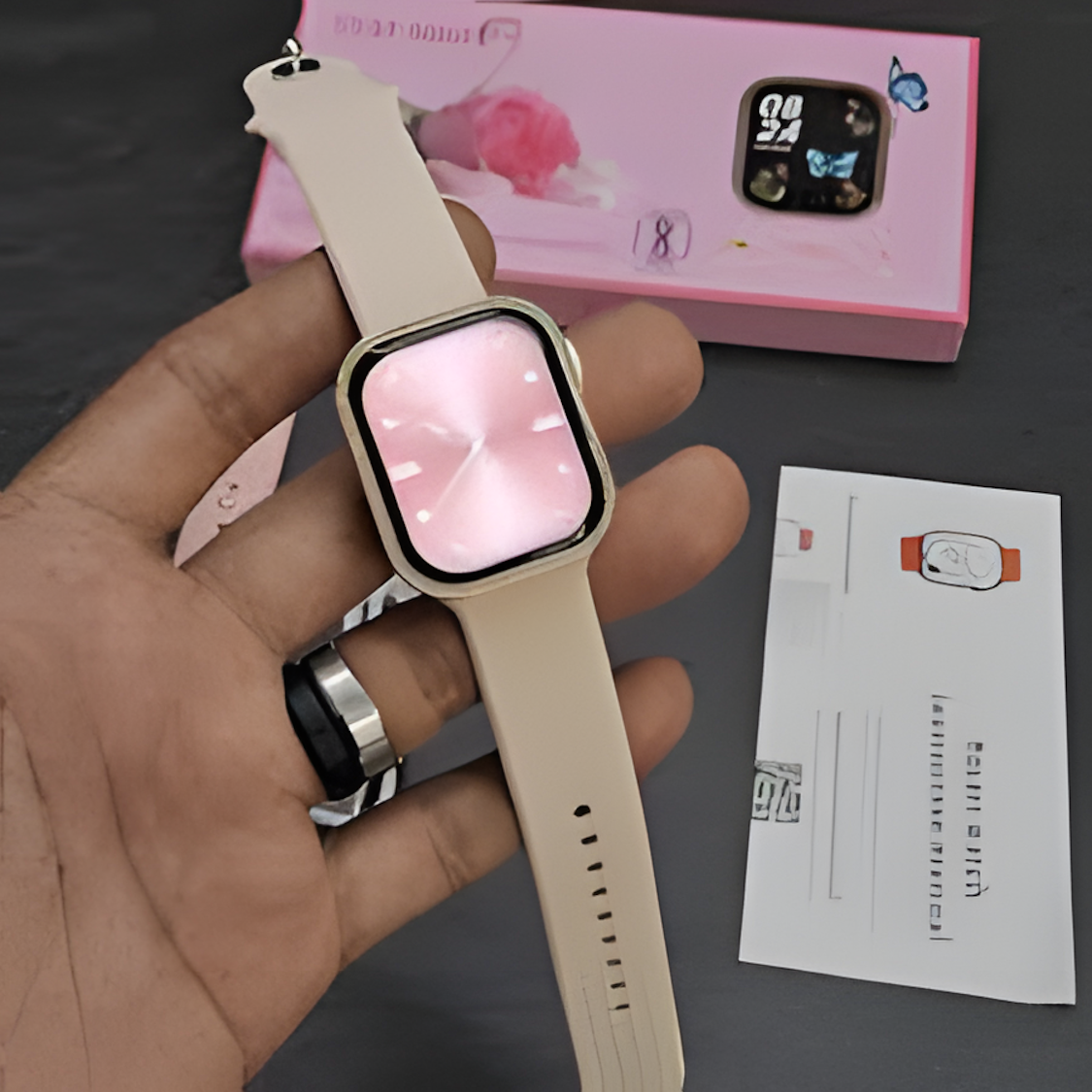 DI 37 Mini Series Smart Watch – Fitness Tracker & Bluetooth Calling