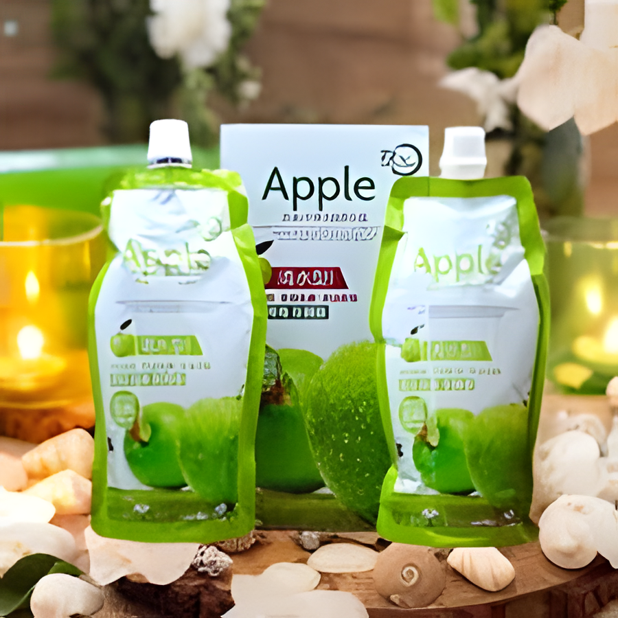 كريم صبغة الشعر بنكهة التفاح - صبغة شعر تدوم طويلاً مع لمعان طبيعي وتغطية كاملة للشعر الأبيض