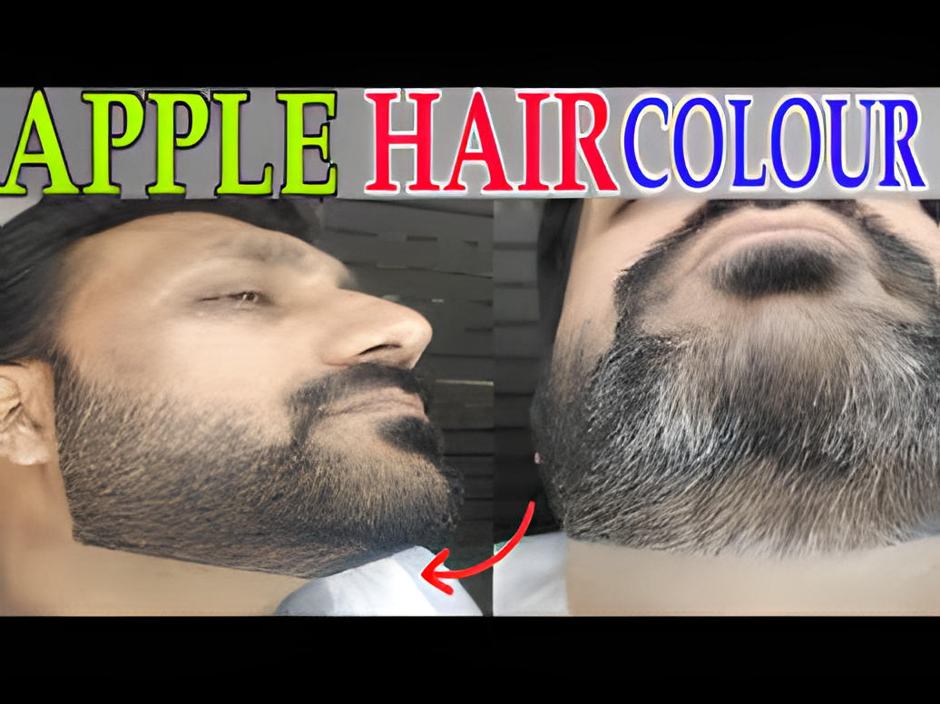 كريم صبغة الشعر بنكهة التفاح - صبغة شعر تدوم طويلاً مع لمعان طبيعي وتغطية كاملة للشعر الأبيض