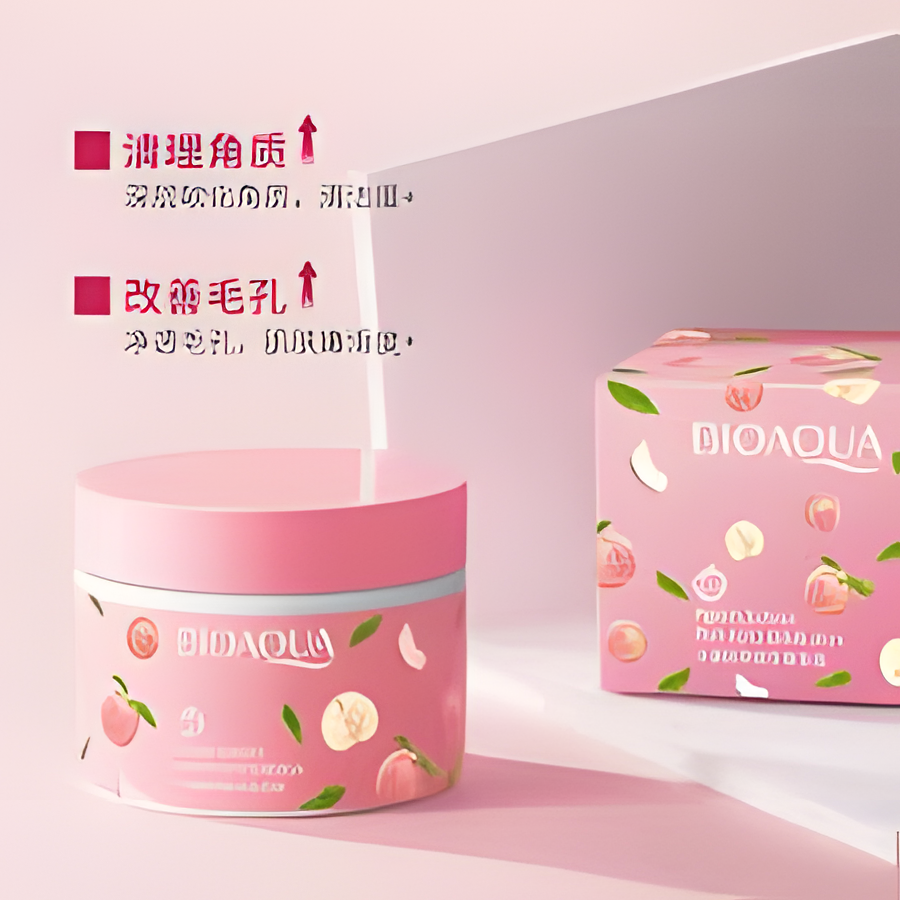 Bioaqua Peach Extract Face Gel – Fruit Acid Exfoliating Cream for Smooth & Glowing Skin
