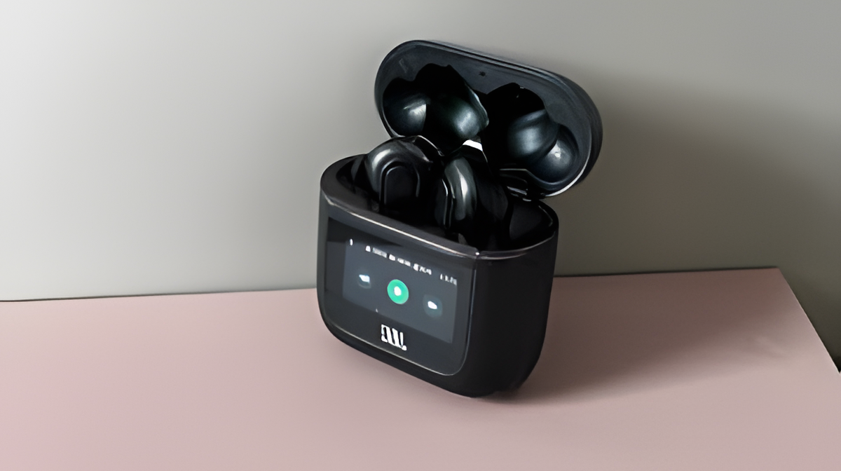 JBL Tour Pro 2 – True Wireless ANC Earbuds with Smart Touchscreen Charging Case