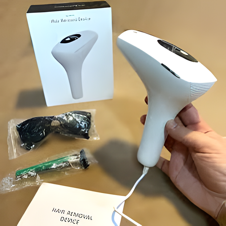 IPL Hair Removal Device – Permanent Painless Hair Reduction for Face & Body