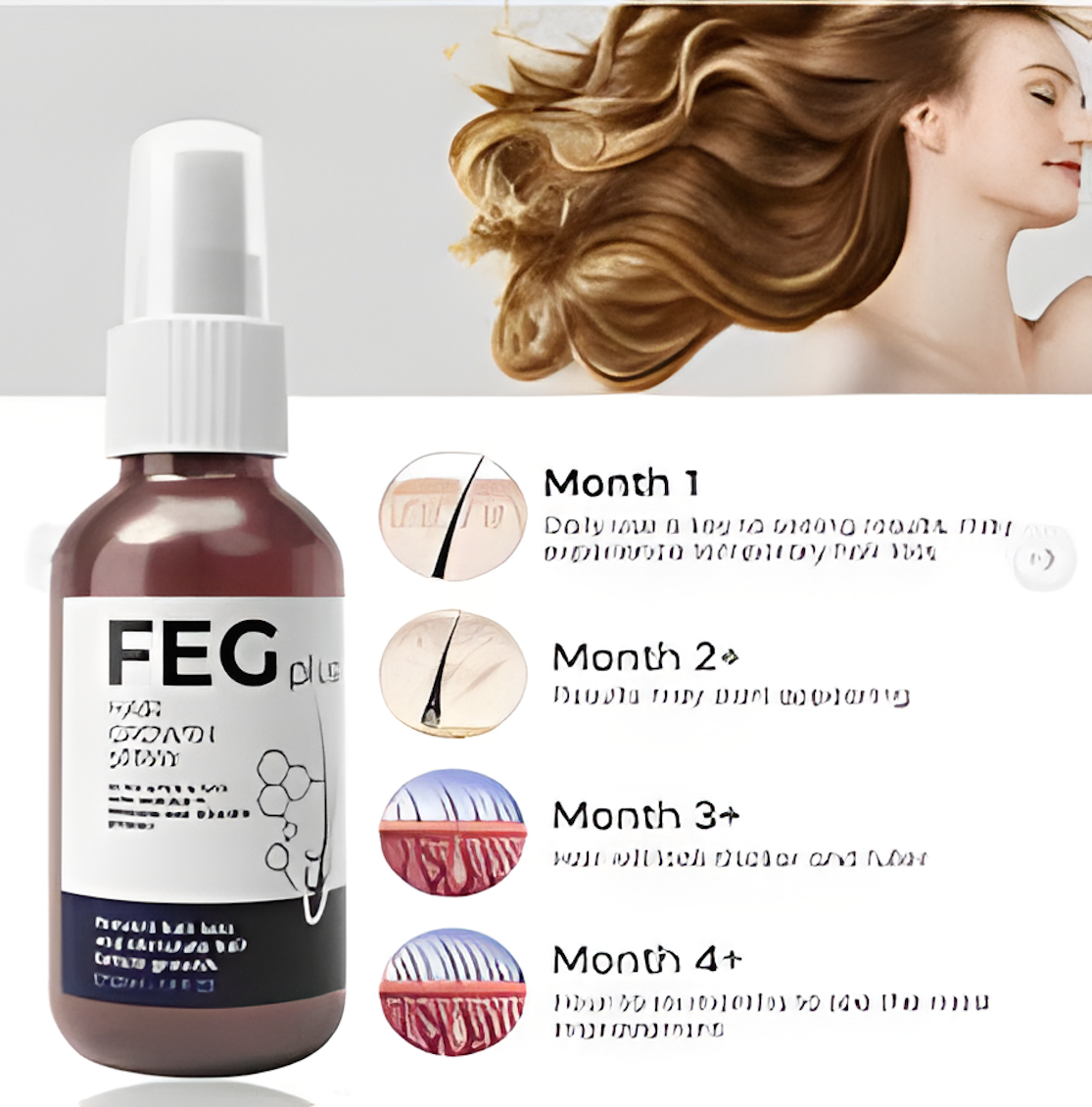 FEG Plus Hair Growth Spray – Fast Regrowth & Anti Hair Fall Treatment
